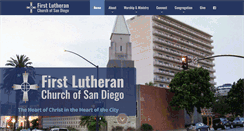 Desktop Screenshot of firstlutheransd.org