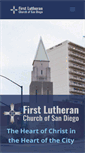 Mobile Screenshot of firstlutheransd.org